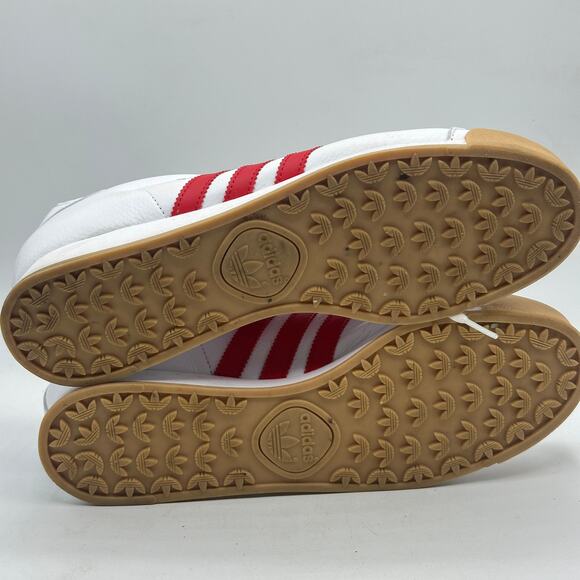 ADIDAS Samoa Sneakers White Red Gum Sz US 10 - Picture 6 of 7
